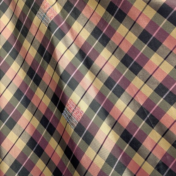 Plaid Swing Dress with Sequins - Picture 4 of 7